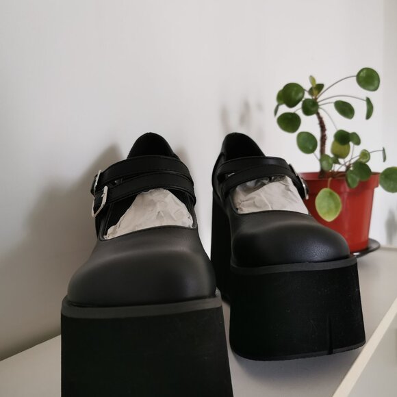 Demonia ''Kera-08'', Women 7, Black Vegan Leather - Picture 5 of 5